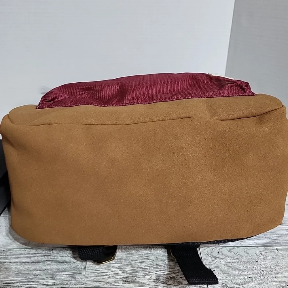 Sun + Stone Black Brown Backpack‎ Bag Adjustable Southwest New Inside Pockets